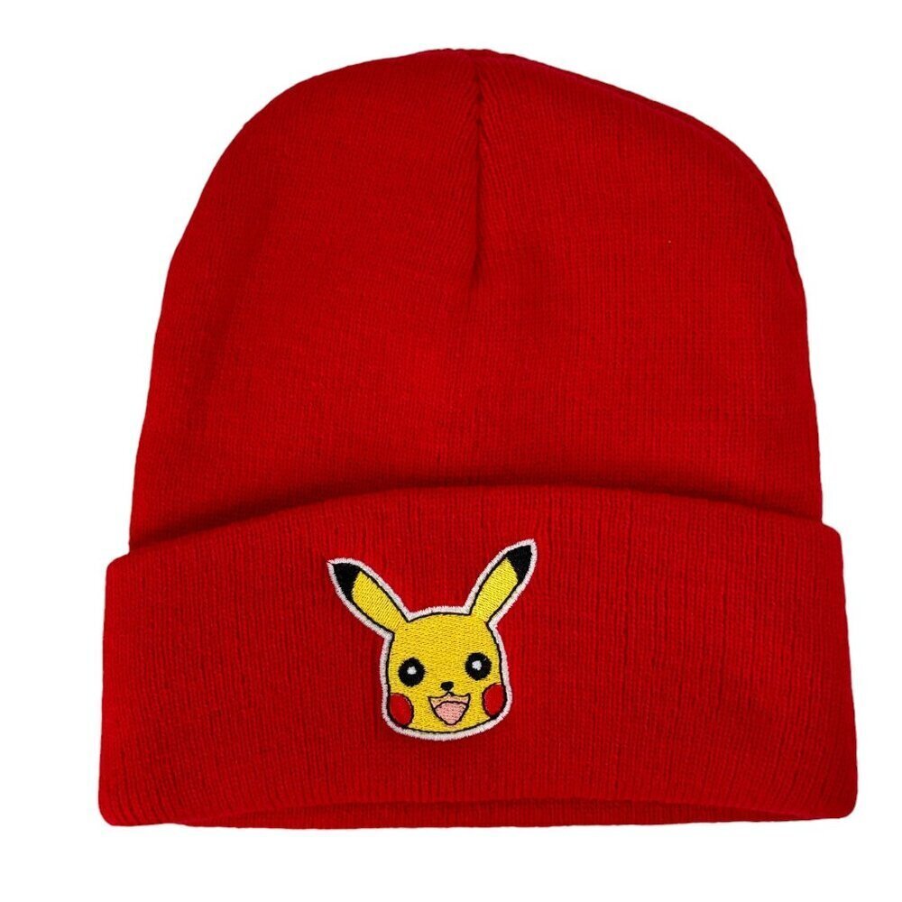 Pikachu Beanie Hat Toque Winter Head Warm Acrylic